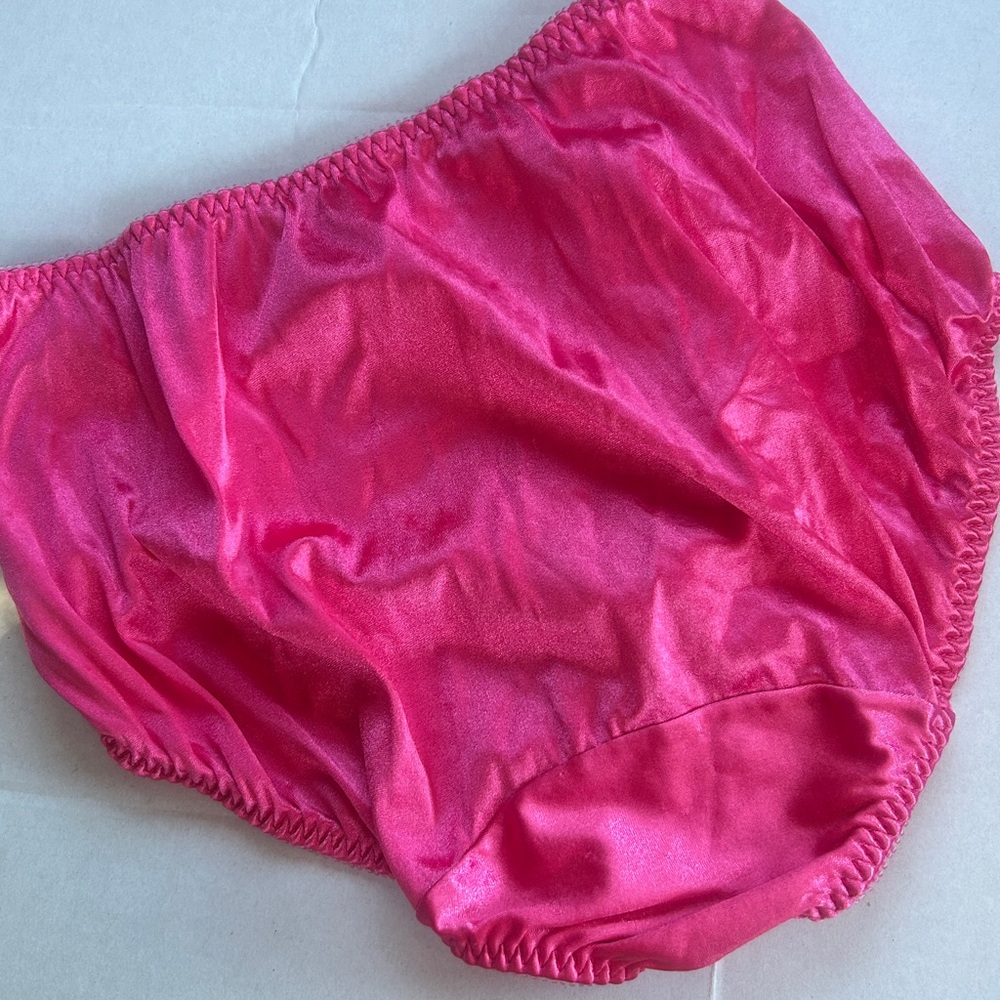 VTG vassarette satin panties Pink M - Picture 2 of 3